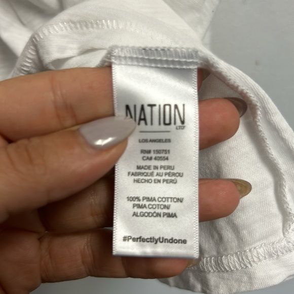 Nation LTD ruffle sleeve tee - Picture 5 of 5